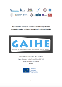 GAIHE report cover